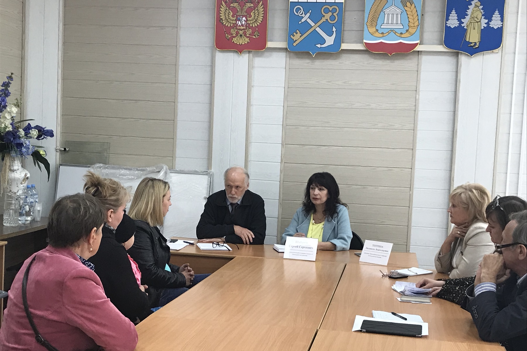 Сергей Шабанов и Людмила Тептина провели прием граждан в Сусанино